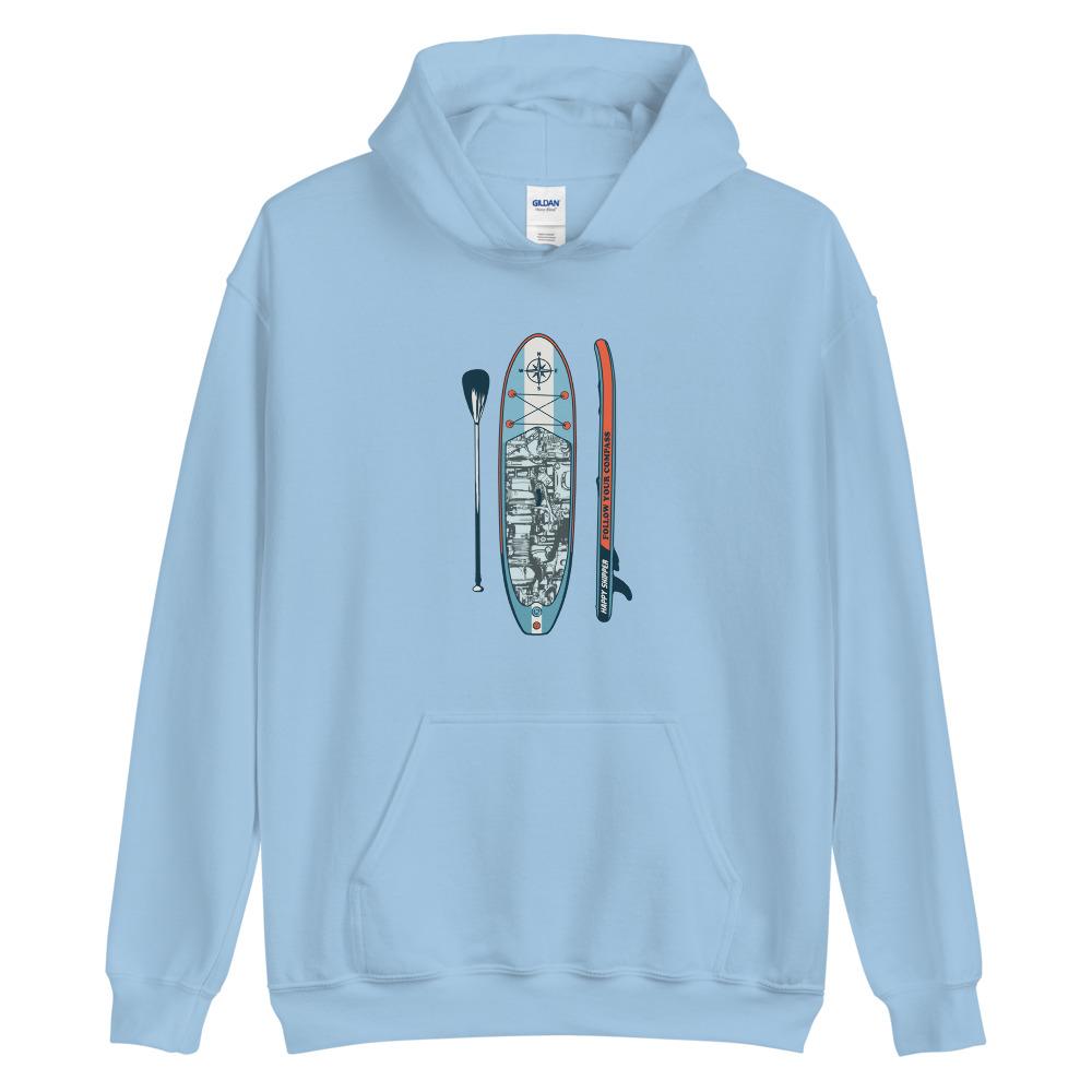 Classic Paddleboard Design Unisex Hoodie - The Happy Skipper