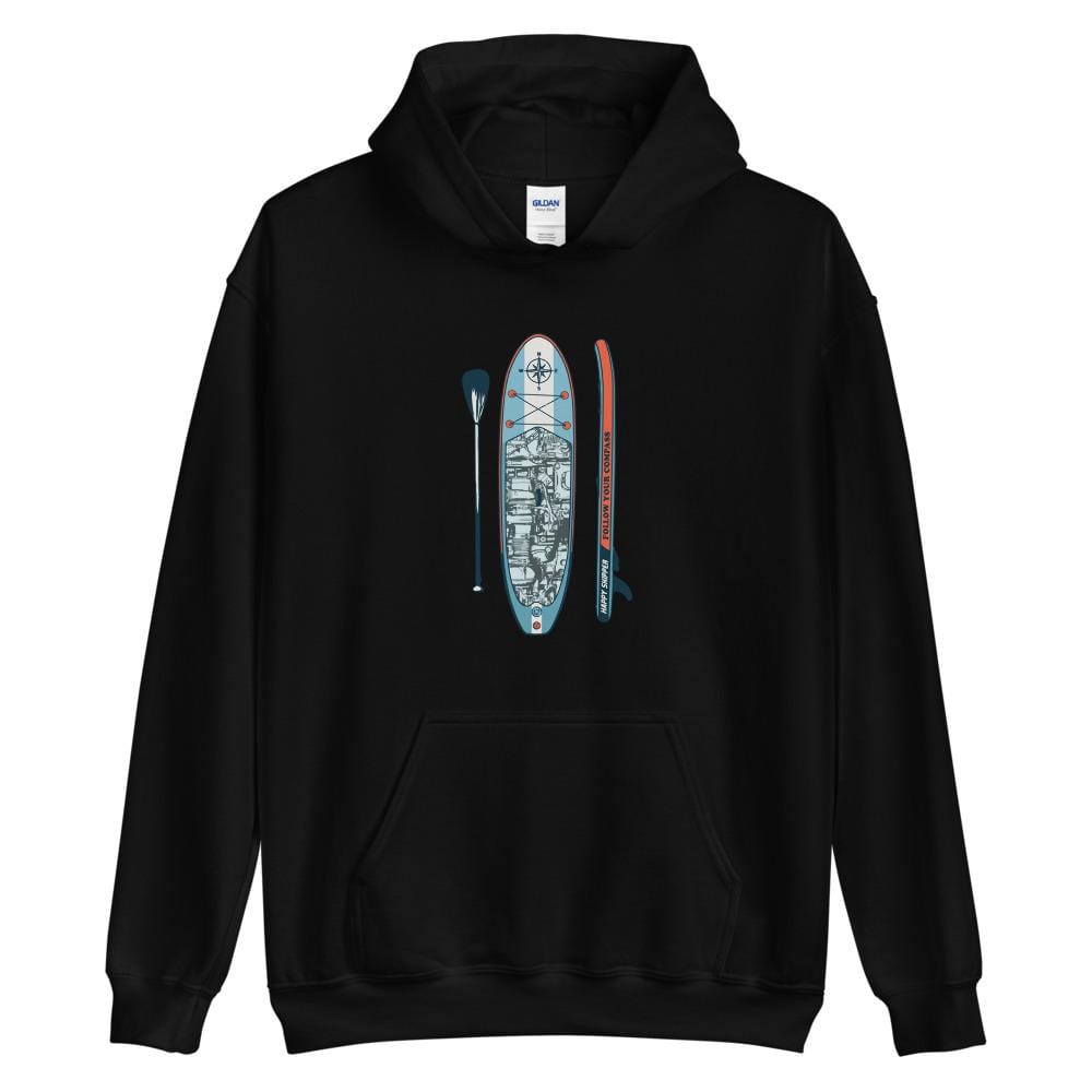 Classic Paddleboard Design Unisex Hoodie - The Happy Skipper
