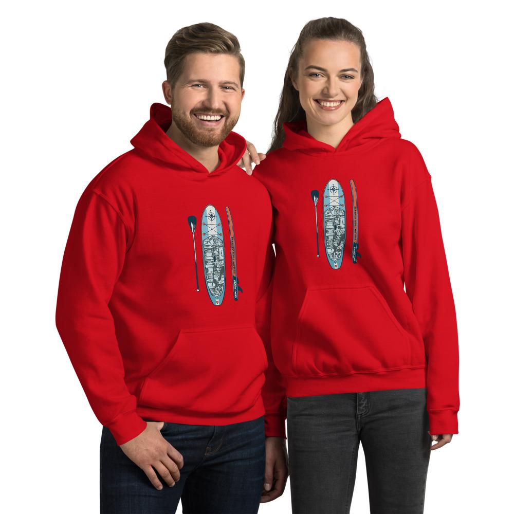 Classic Paddleboard Design Unisex Hoodie - The Happy Skipper