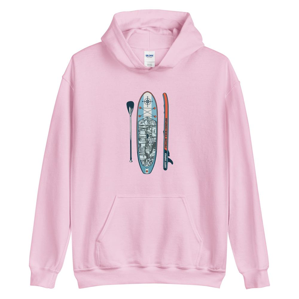 Classic Paddleboard Design Unisex Hoodie - The Happy Skipper