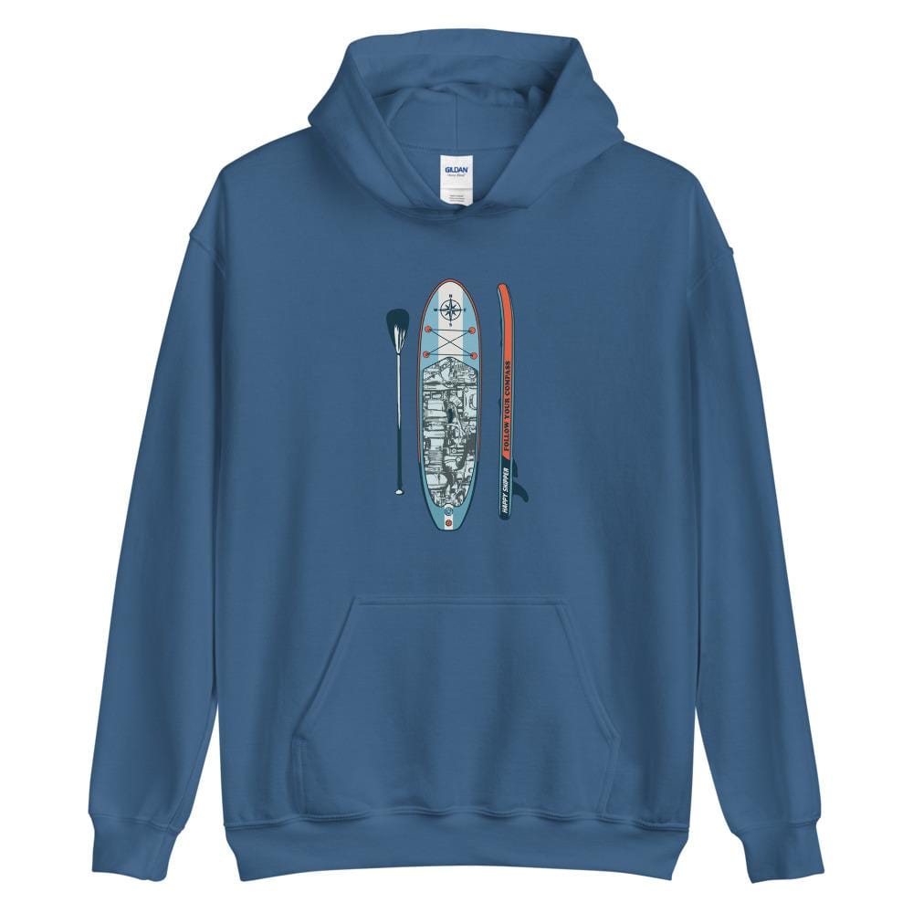 Classic Paddleboard Design Unisex Hoodie - The Happy Skipper