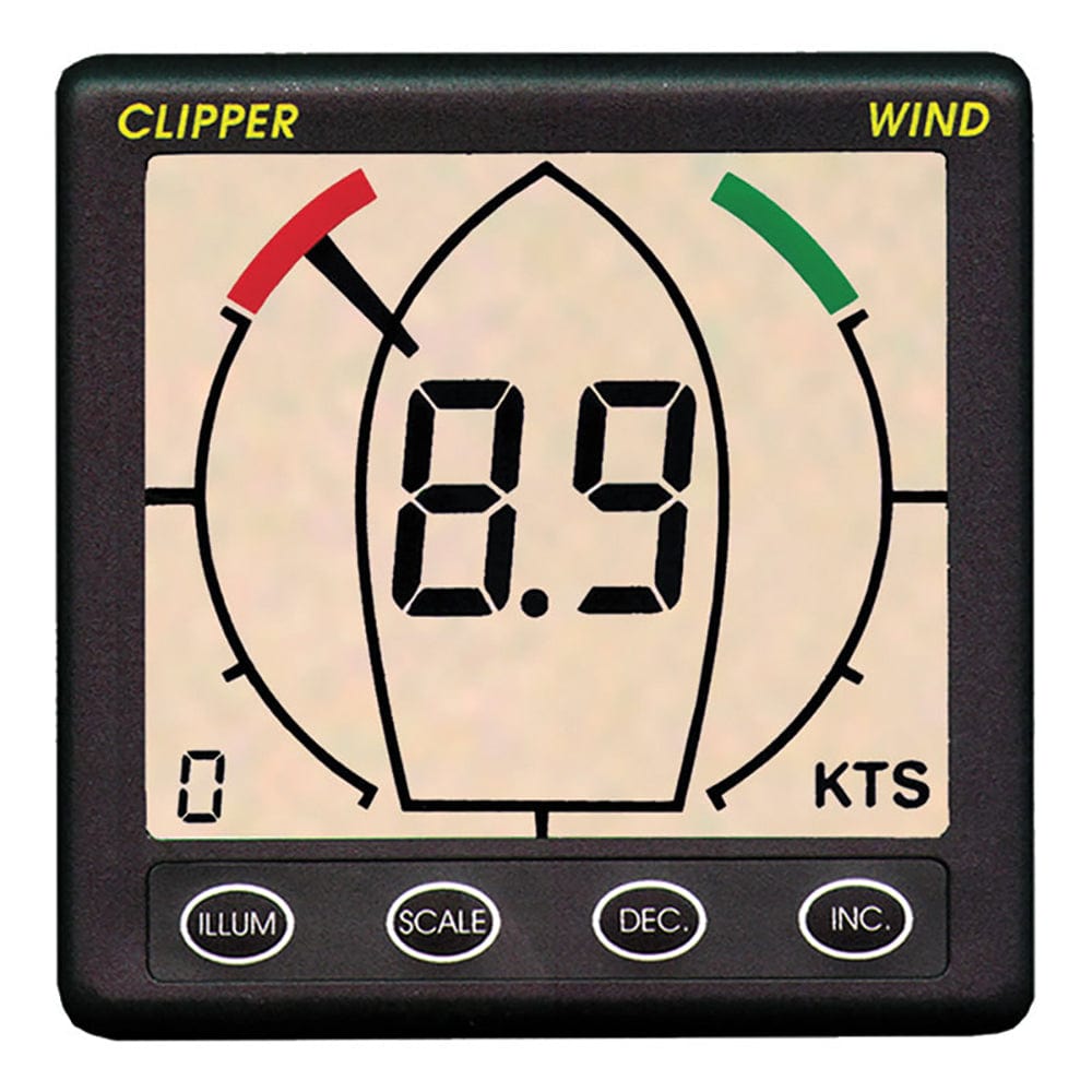 Clipper Tactical True Apparent Wind Display Repeater [CLIP-TWNDRP] - The Happy Skipper