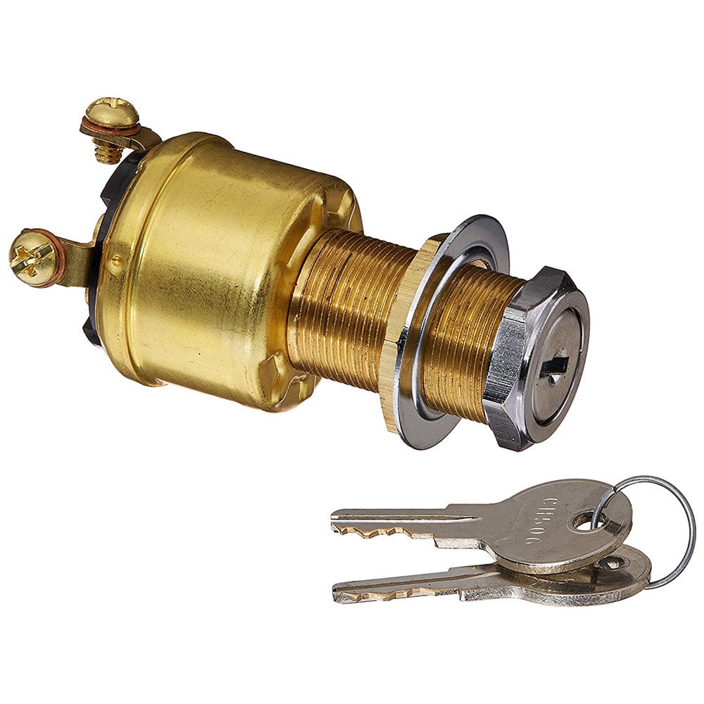 Cole Hersee 4 Position Brass Ignition Switch [M-712-BP] - The Happy Skipper