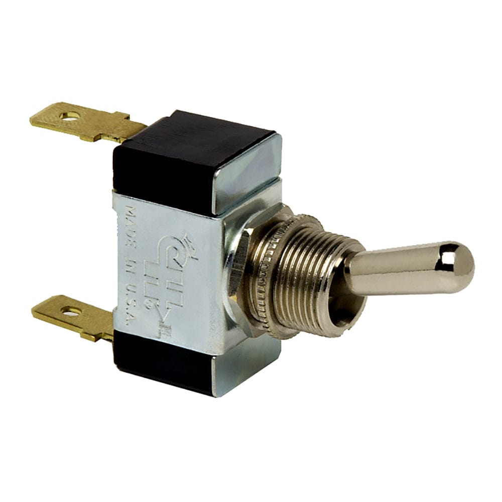 Cole Hersee Heavy Duty Toggle Switch SPST On-Off 2 Blade [55014-BP] - The Happy Skipper