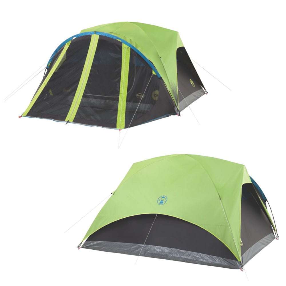 Coleman Carlsbad 4-Person Darkroom Tent w/Screen Room [2000033189] - The Happy Skipper