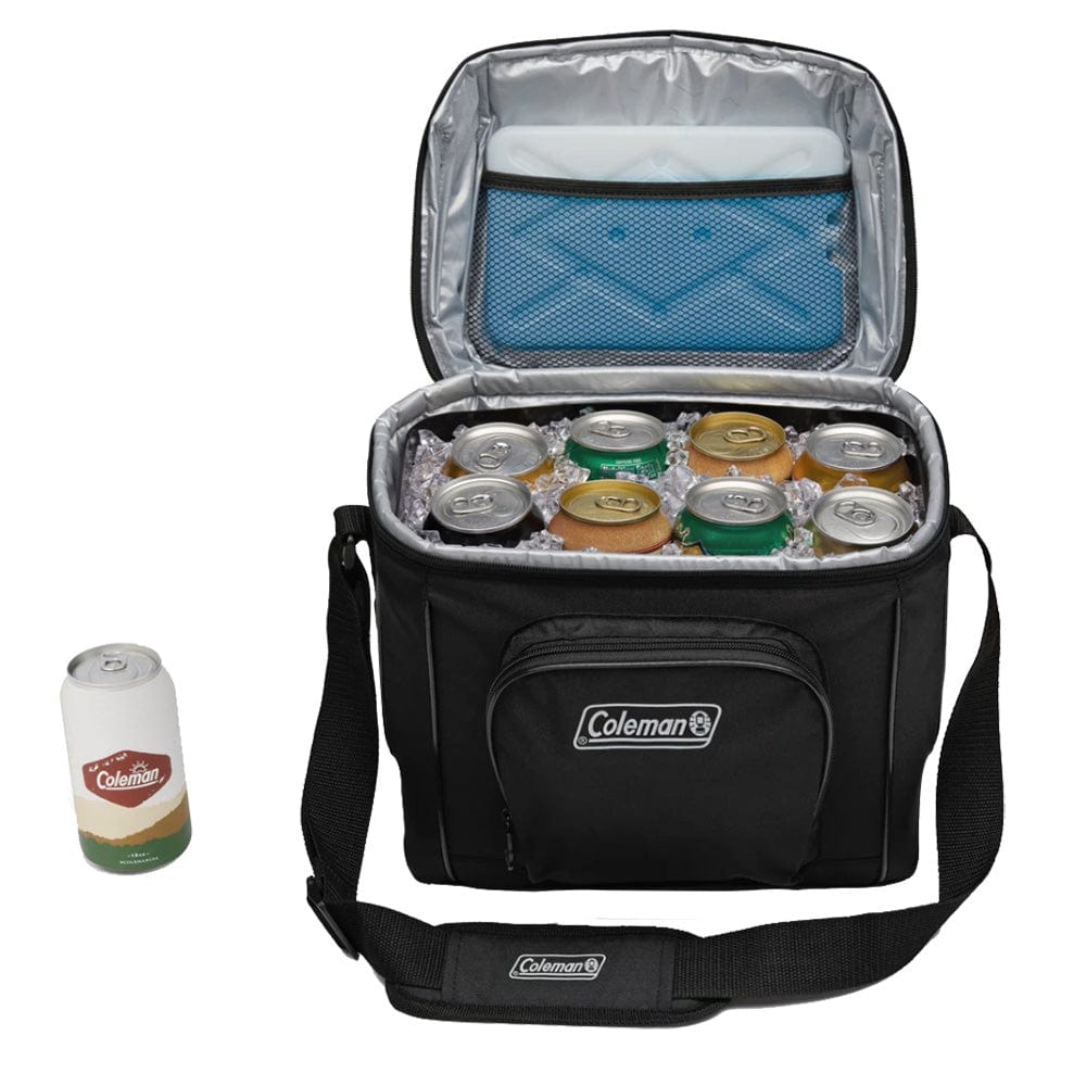 Coleman Chiller 16-Can Soft-Sided Portable Cooler - Black [2158135] - The Happy Skipper