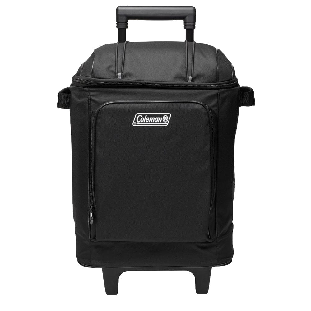 Coleman CHILLER 42-Can Soft-Sided Portable Cooler w/Wheels - Black [2158136] - The Happy Skipper
