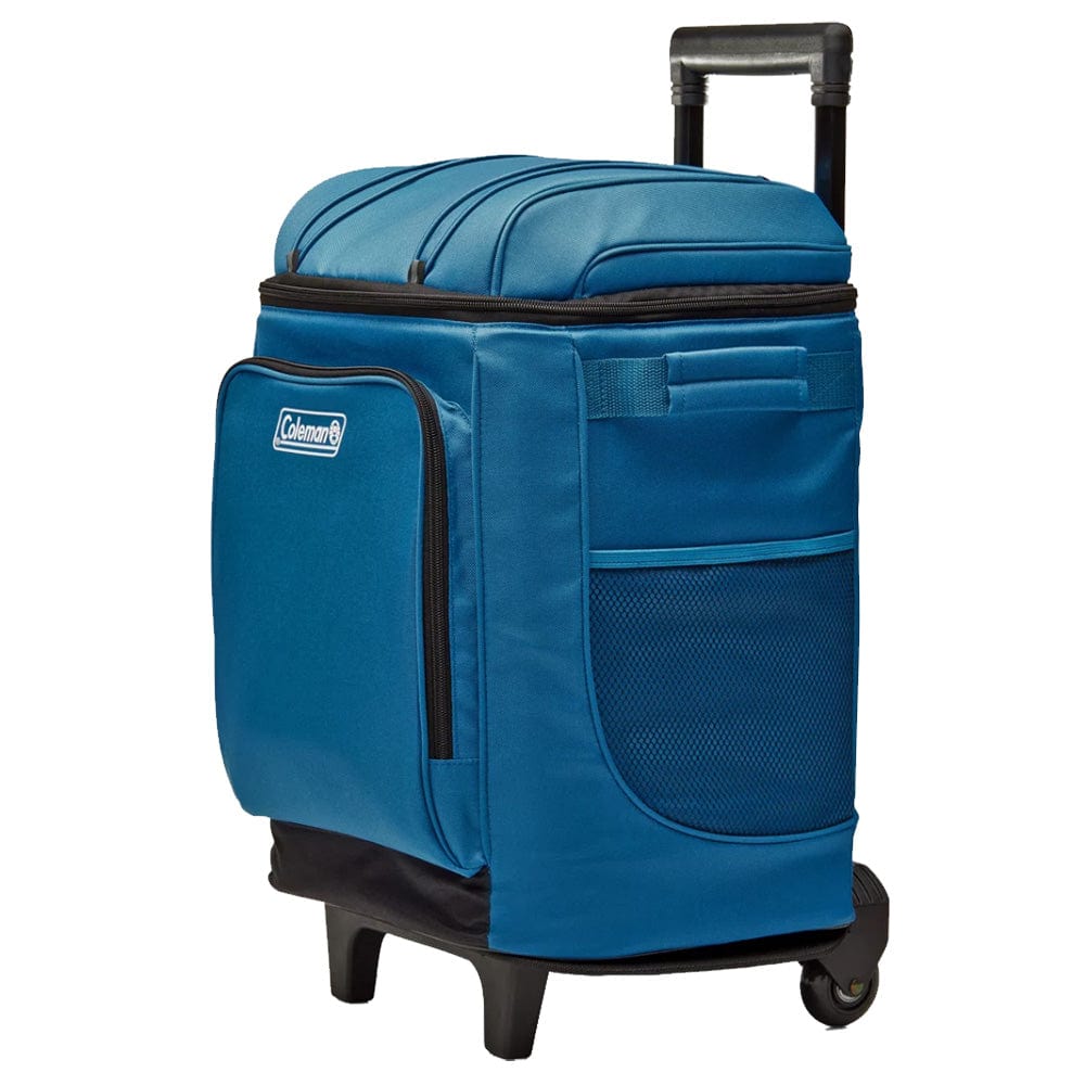 Coleman CHILLER 42-Can Soft-Sided Portable Cooler w/Wheels - Deep Ocean [2158120] - The Happy Skipper