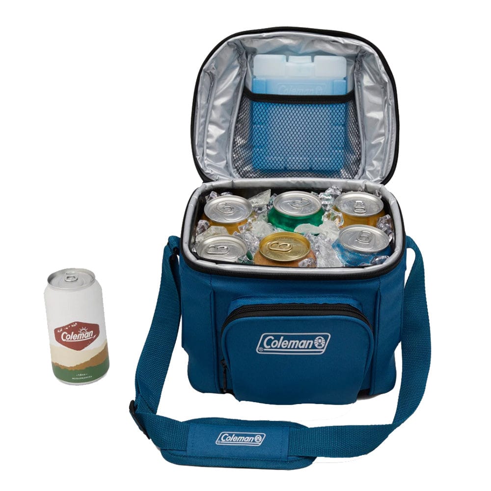 Coleman CHILLER 9-Can Soft-Sided Portable Cooler - Deep Ocean [2158134] - The Happy Skipper