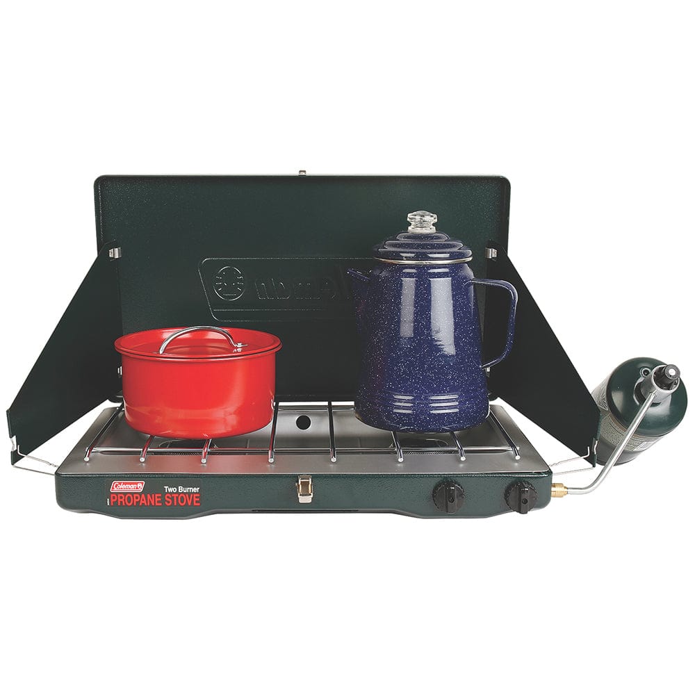 Coleman PerfectFlow 2-Burner Classic Stove - Propane [2000037883] - The Happy Skipper