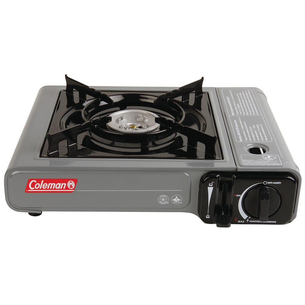 Coleman Table Top 1 Burner Butane Camping Stove - Grey [2000037885] - The Happy Skipper