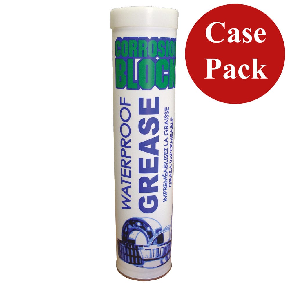 Corrosion Block High Performance Waterproof Grease - 14oz Cartridge - Non-Hazmat, Non-Flammable Non-Toxic *Case of 10* [25014CASE] - The Happy Skipper