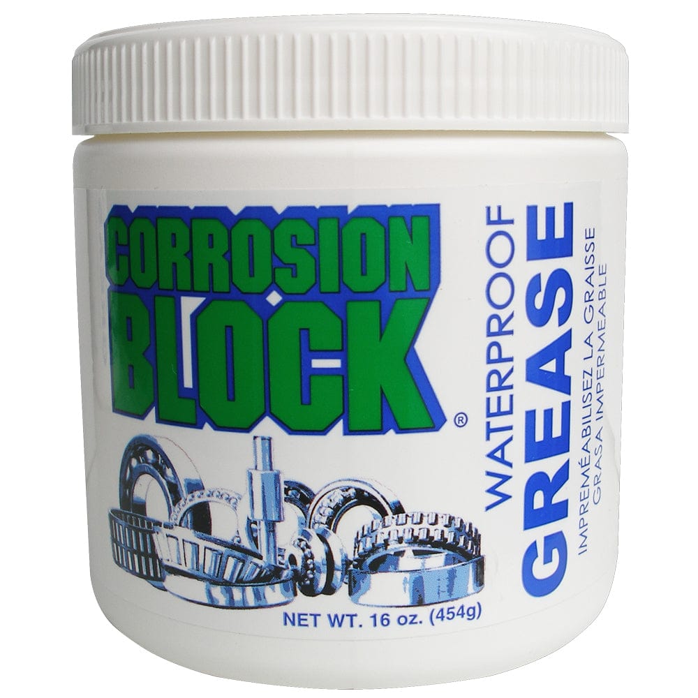 Corrosion Block High Performance Waterproof Grease - 16oz Tub - Non-Hazmat, Non-Flammable Non-Toxic [25016] - The Happy Skipper