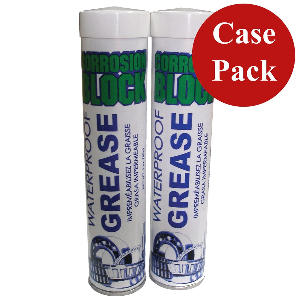 Corrosion Block High Performance Waterproof Grease - (2)2oz Tube - Non-Hazmat, Non-Flammable Non-Toxic *Case of 6* [25003CASE] - The Happy Skipper