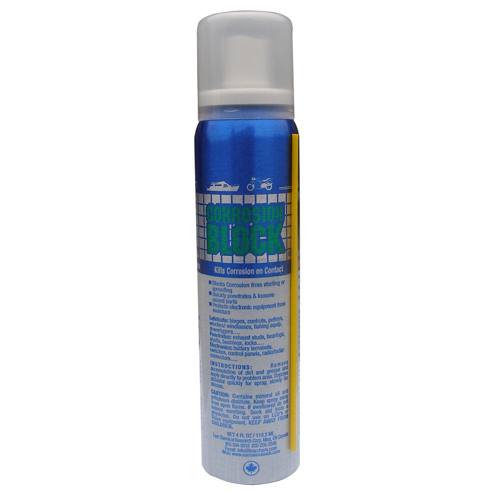 Corrosion Block Liquid Pump Spray - 4oz - Non-Hazmat, Non-Flammable Non-Toxic [20002] - The Happy Skipper