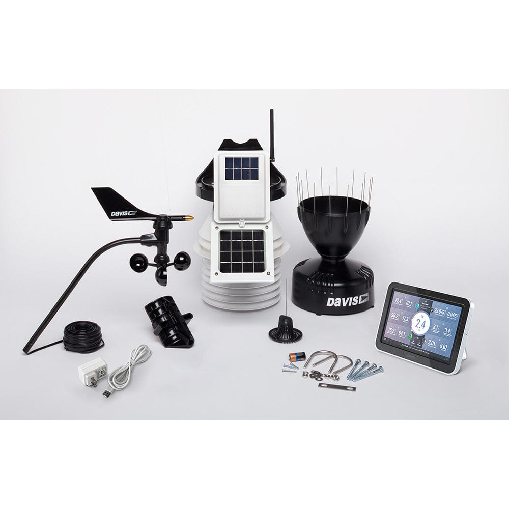 Davis Vantage Pro2 Wireless Weather Station w/WeatherLink Console 24hr Fan Aspirated Radiation Shield [6253] - The Happy Skipper
