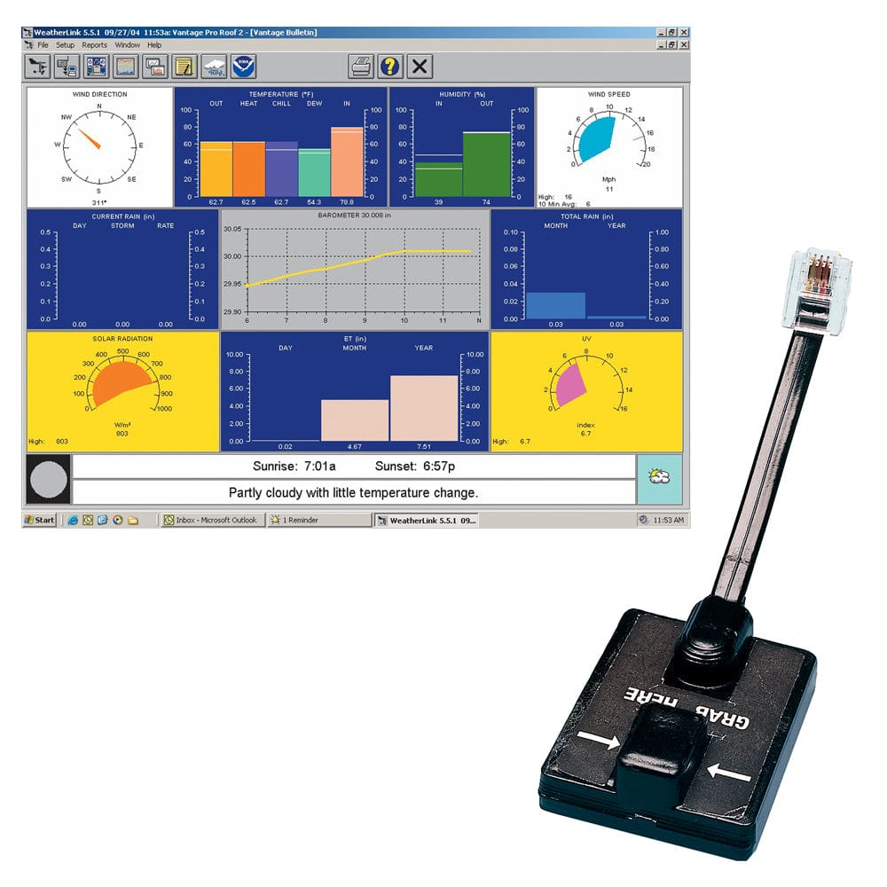 Davis WeatherLink Windows - Serial Port f/Vantage Vue & Pro2 Series [6510SER] - The Happy Skipper