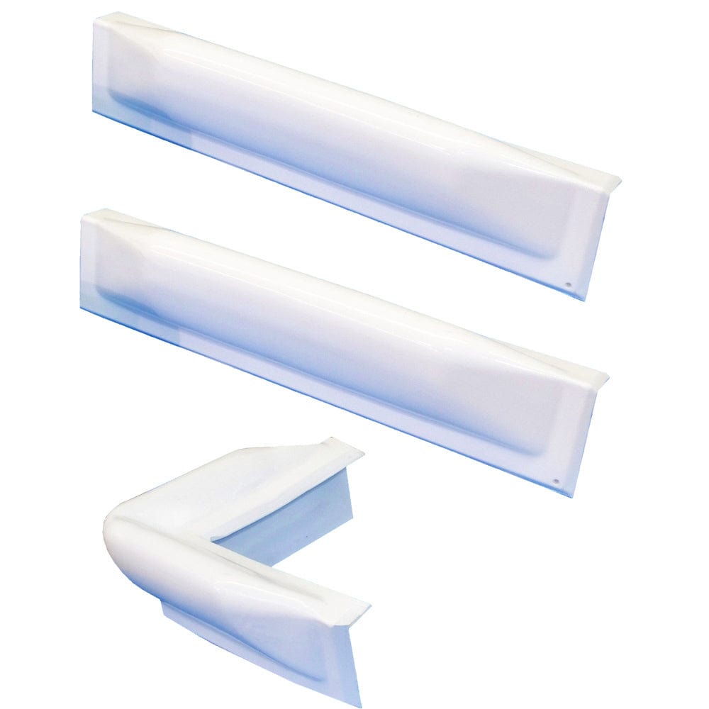 Dock Edge 3 Piece Dock Bumper Kit - 1 Corner Piece, 2 18" Straight Pieces [73-100-F] - The Happy Skipper