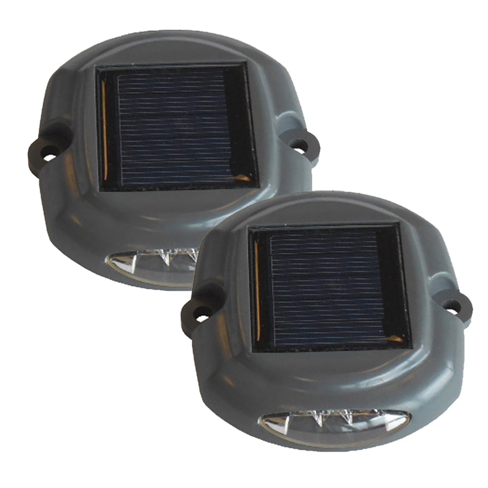 Dock Edge Docklite Solar Dock & Deck Light - 2-Pack [96-262-F] - The Happy Skipper