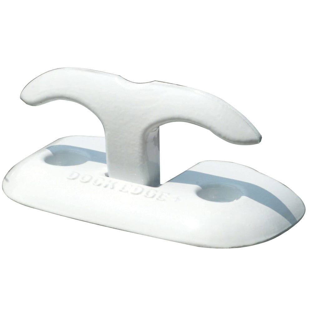 Dock Edge Flip Up Dock Cleat 6" White [2606W-F] - The Happy Skipper