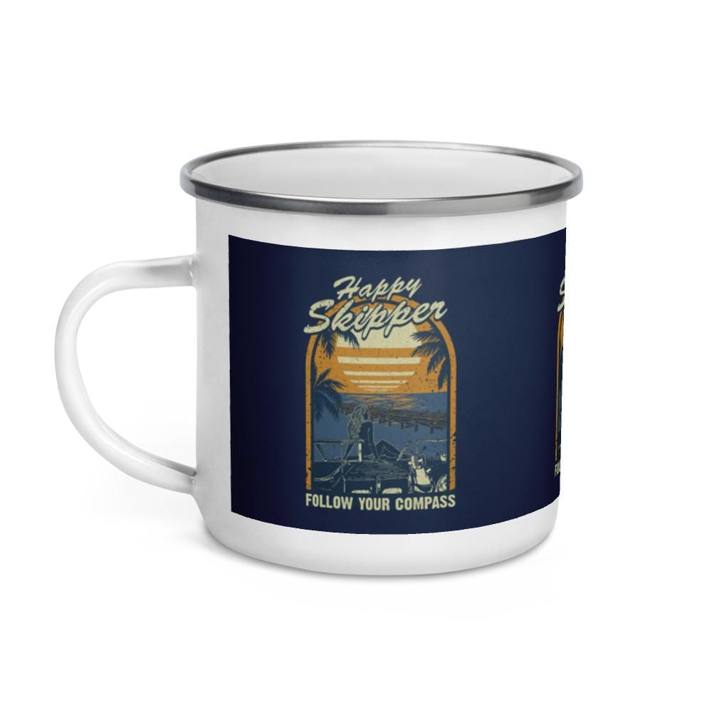 Dockview Enamel Mug - The Happy Skipper