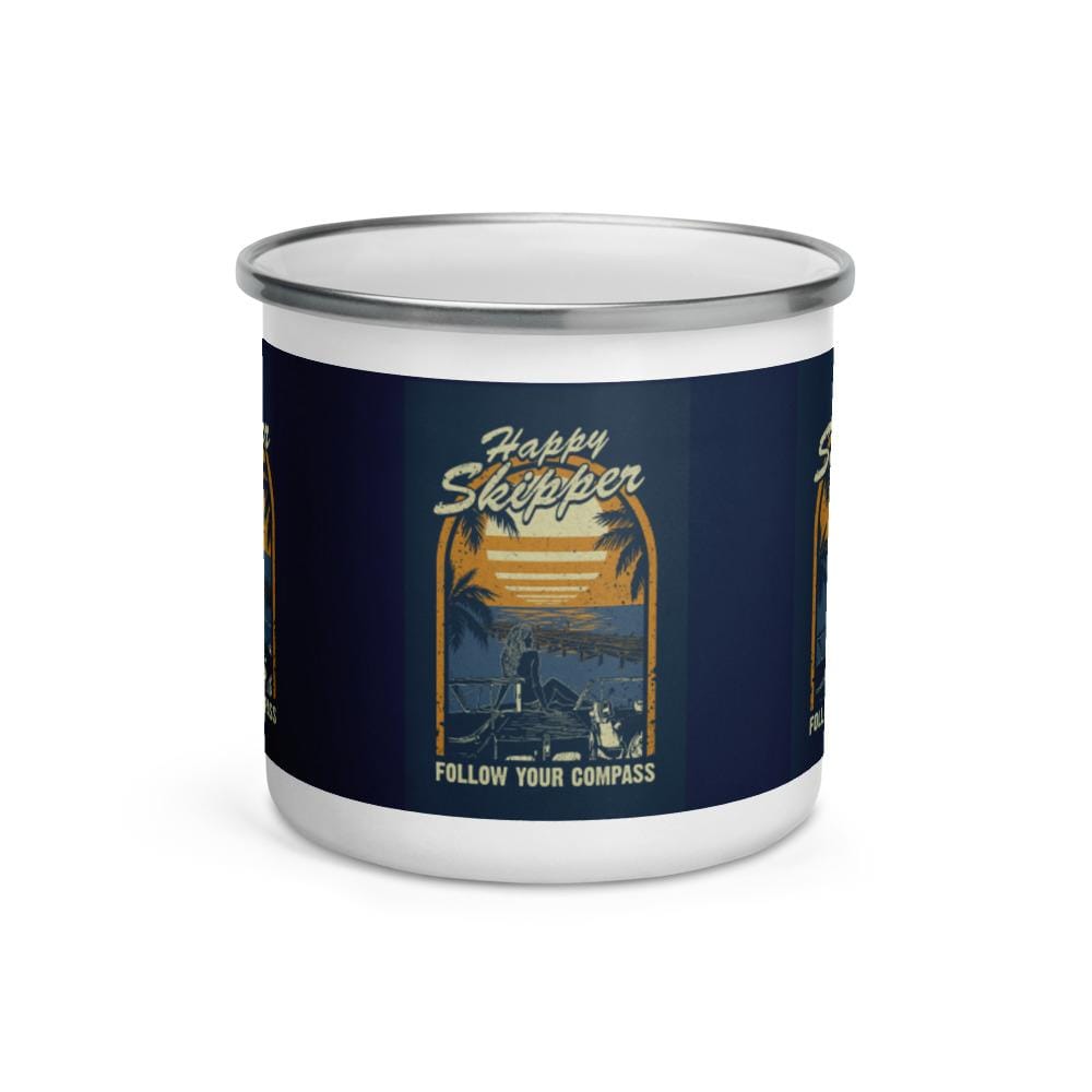 Dockview Enamel Mug - The Happy Skipper