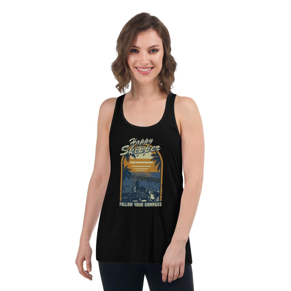 Dockview Women's Flowy Racerback Tank - The Happy Skipper