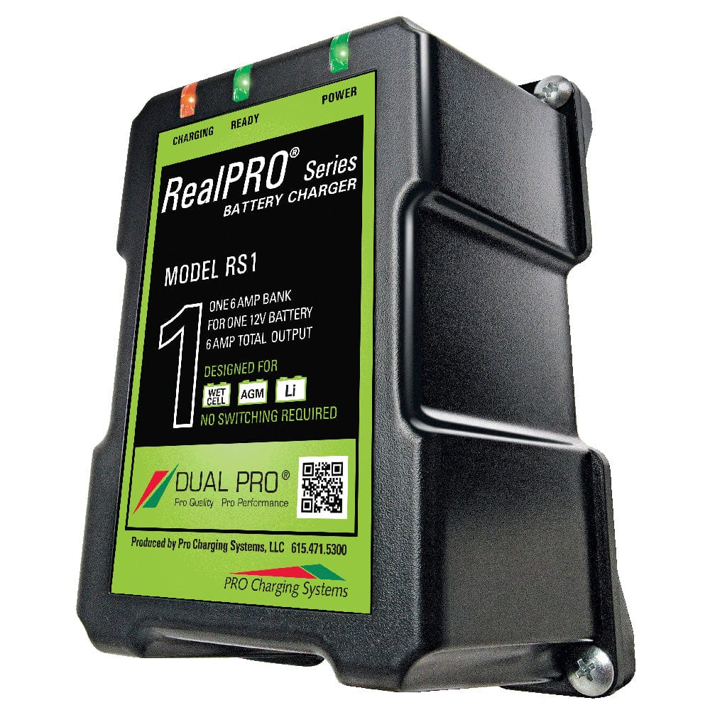Dual Pro RealPRO Series Battery Charger - 6A - 1-Bank - 12V [RS1] - The Happy Skipper