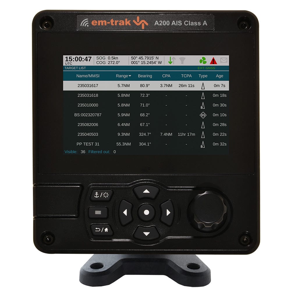 em-trak A200 Class A AIS Transceiver [425-0012] - The Happy Skipper