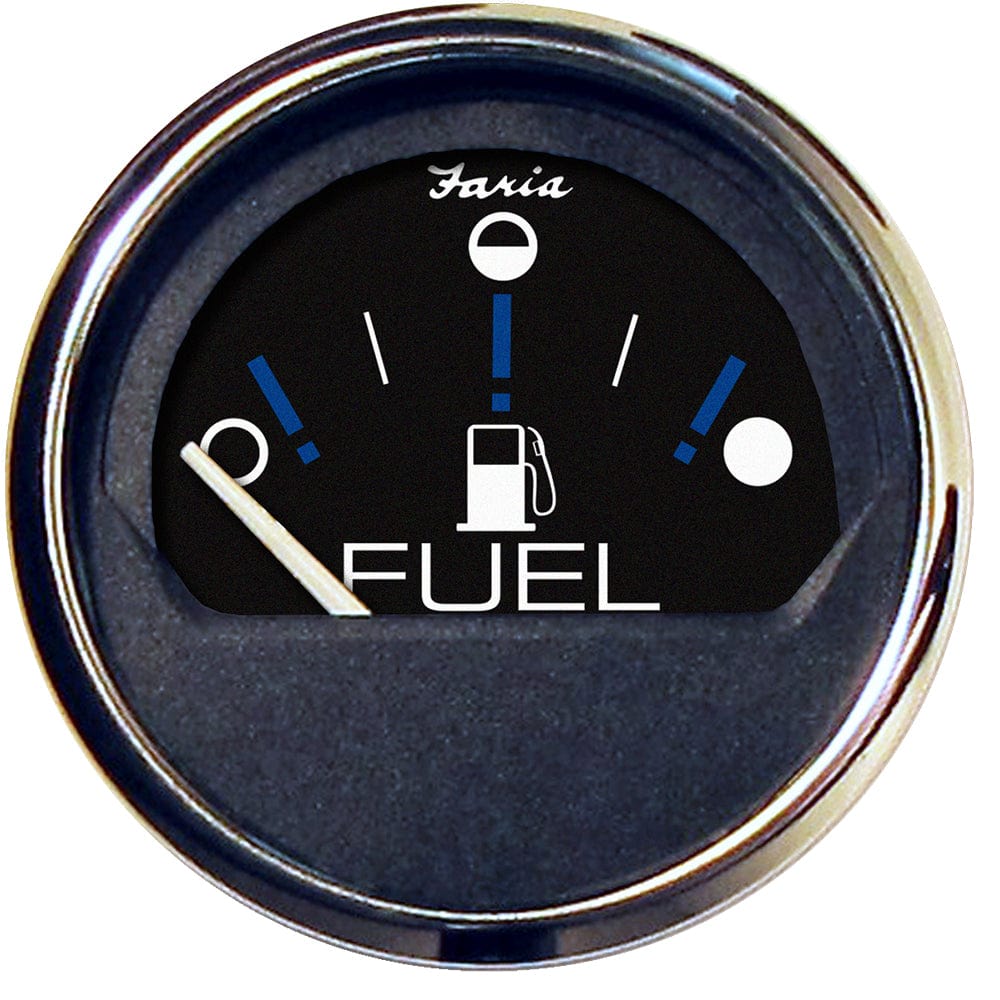 Faria Chesapeake Black 2" Fuel Level Gauge (Metric) [13721] - The Happy Skipper