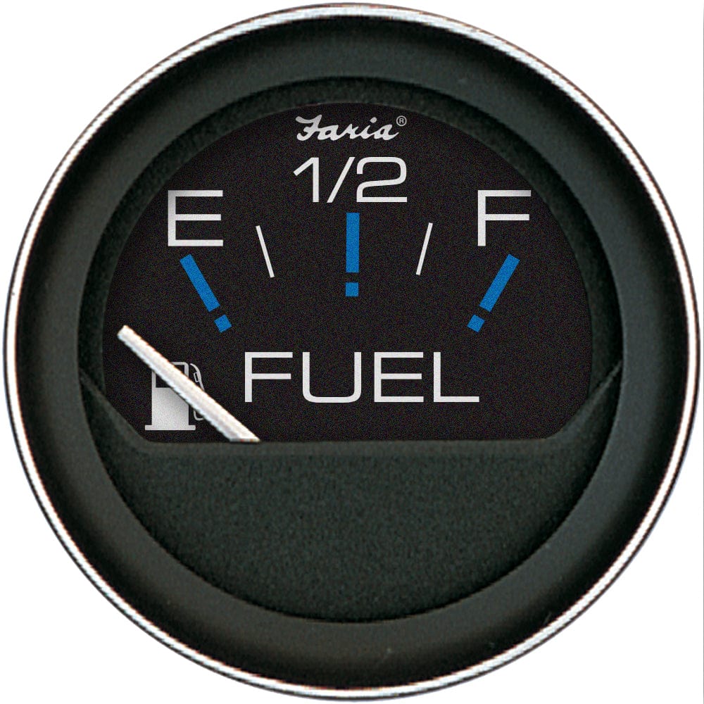 Faria Coral 2" Fuel Level Gauge (E-1/2-F) [13001] - The Happy Skipper