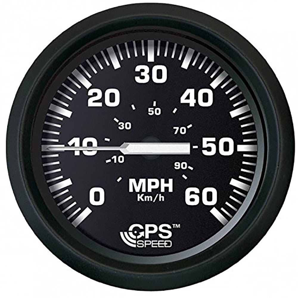 Faria Euro Black 4" Speedometer 60MPH (GPS) [32816] - The Happy Skipper