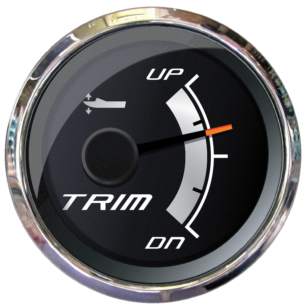 Faria Platinum 2" Trim Gauge f/Mercury, Mariner, Mercruiser, Volvo DP, Yamaha 2001 Newer [22019] - The Happy Skipper