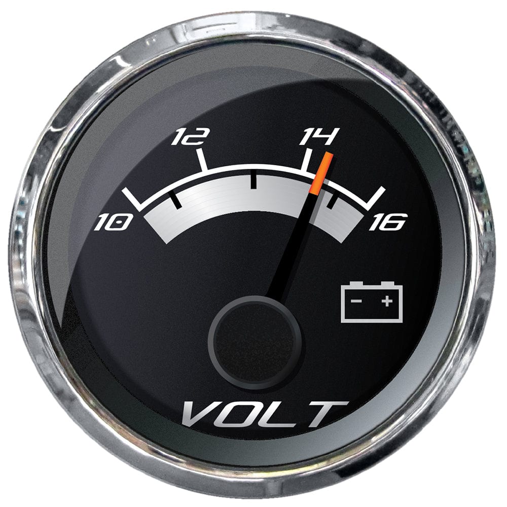 Faria Platinum 2" Voltmeter (10-16 VDC) [22022] - The Happy Skipper