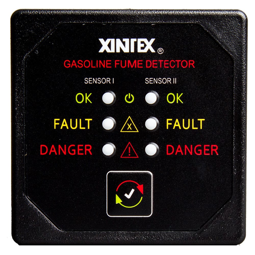 Fireboy-Xintex Gasoline Fume Detector w/Dual Channel - 12/24V [G-2B-R] - The Happy Skipper