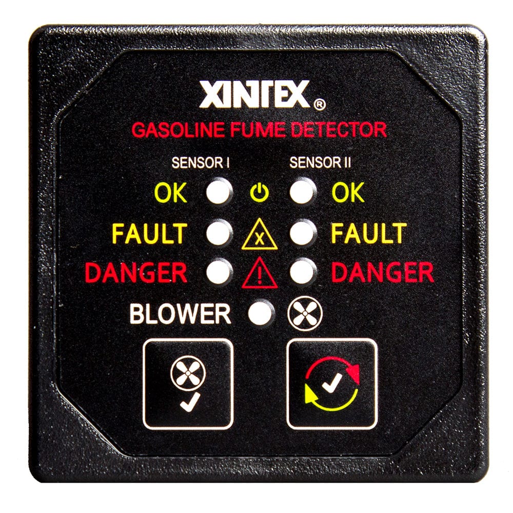 Fireboy-Xintex Gasoline Fume Detector w/Dual Channel Blower Control - 12/24V [G-2BB-R] - The Happy Skipper