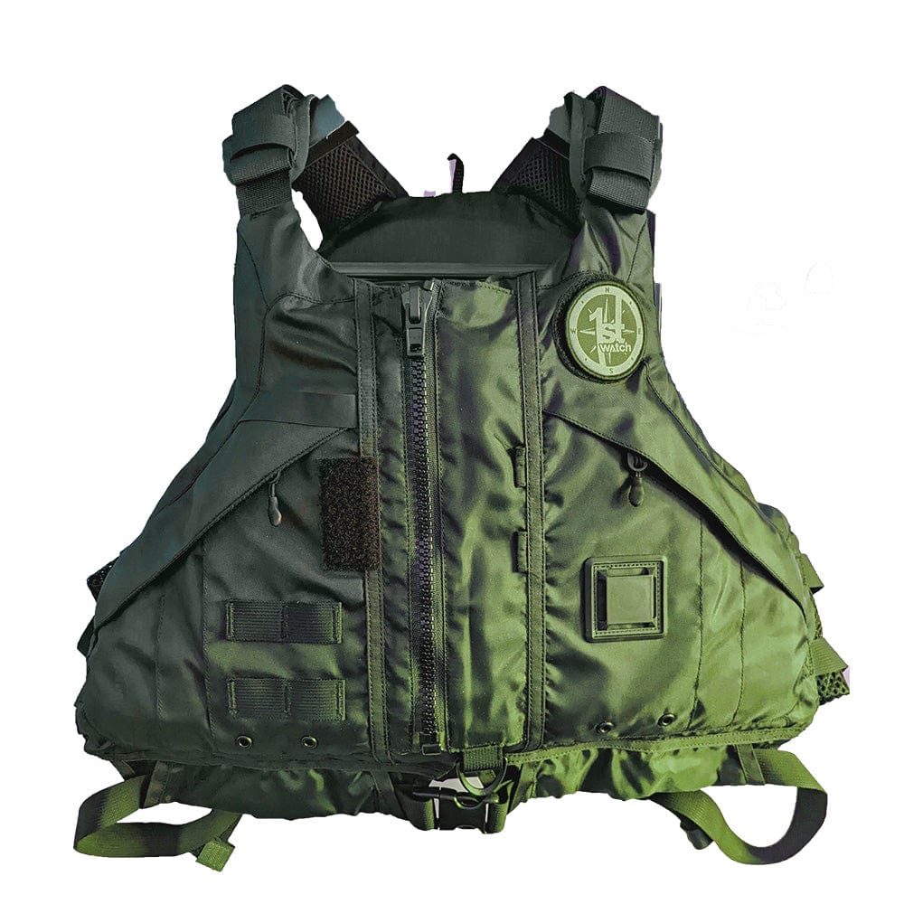 First Watch AV-1000 Kayak Style Duty PFD - Green - XS/S [AV-1000-GN-XS/S] - The Happy Skipper