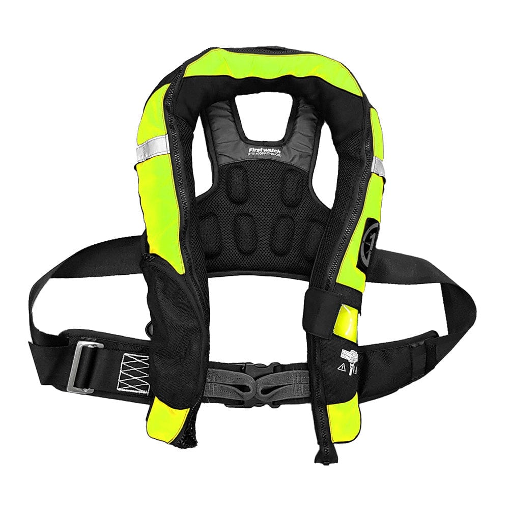 First Watch FW-40PRO Ergo Auto Inflatable PFD - Hi-Vis Yellow [FW-40PROA-HV] - The Happy Skipper