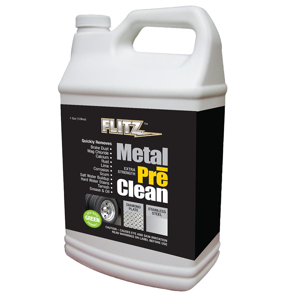 Flitz Metal Pre-Clean - All Metals Including Stainless Steel - Gallon Refill [AL 01710] - The Happy Skipper