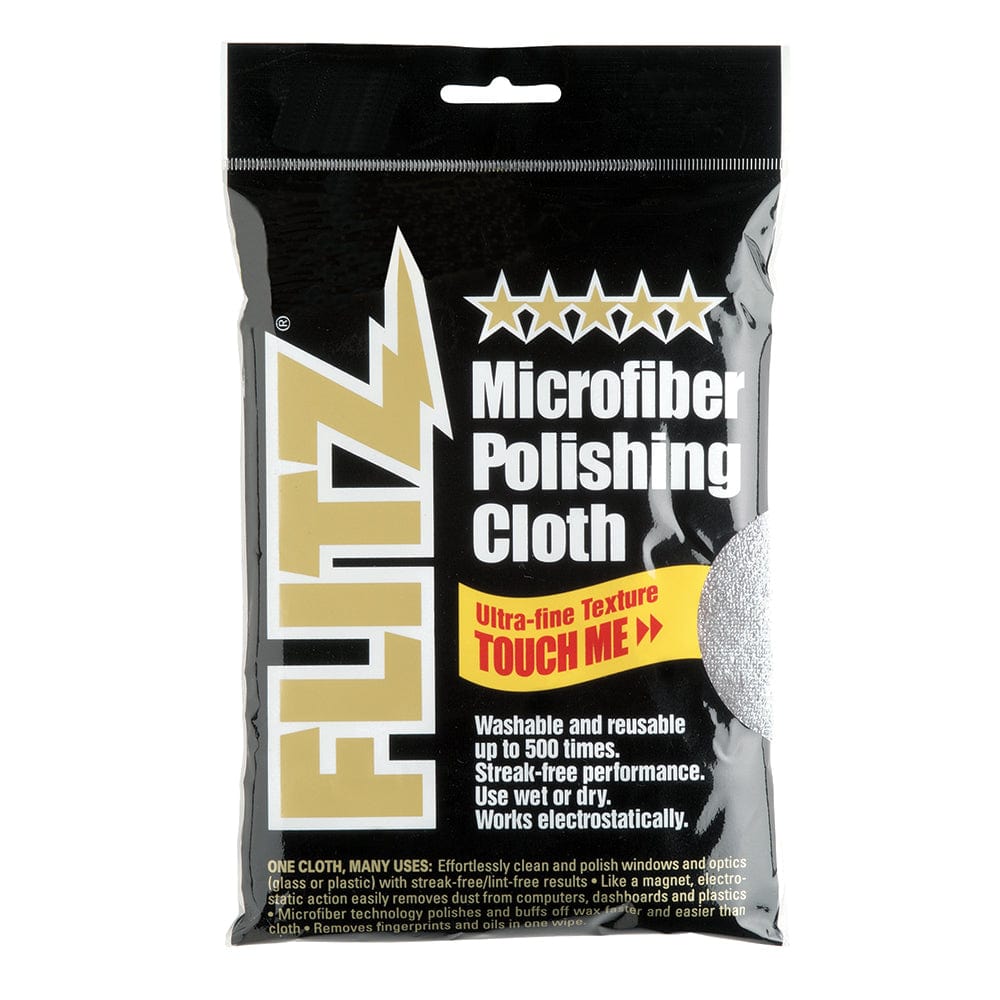 Flitz Microfiber Polishing Cloth - 16" x 16" - Single Bag [MC200] - The Happy Skipper