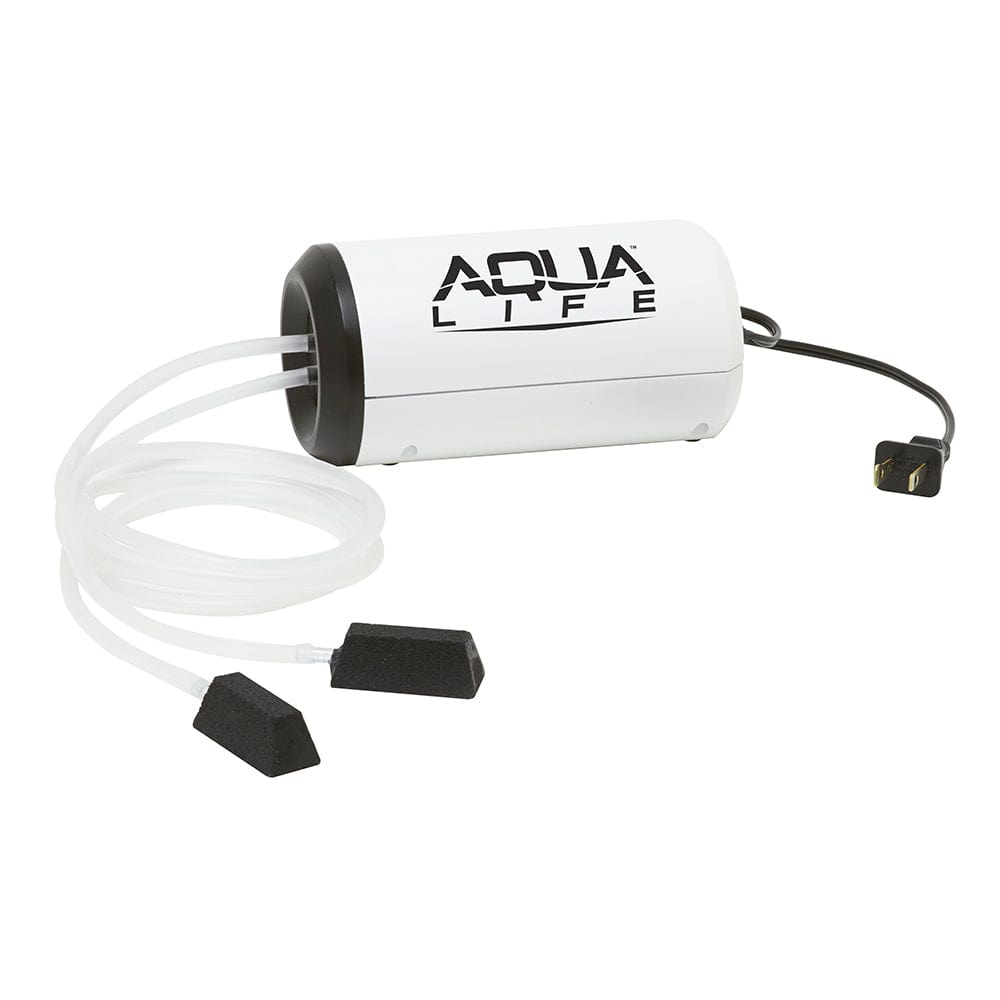 Frabill Aqua-Life Aerator Dual Output 110V Greater Than 25 Gallons [14211] - The Happy Skipper