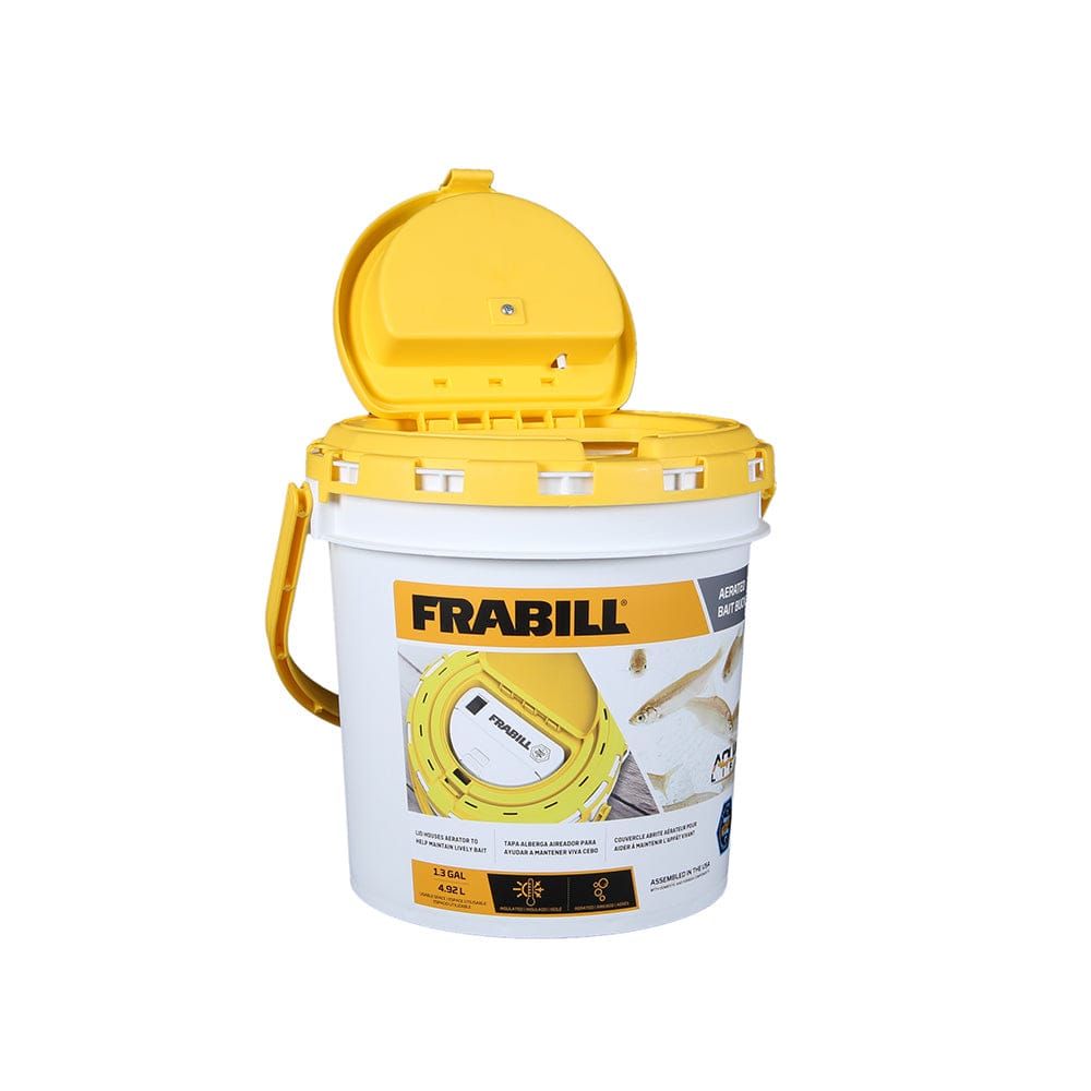 Frabill Dual Fish Bait Bucket w/Aerator Built-In [4825] - The Happy Skipper