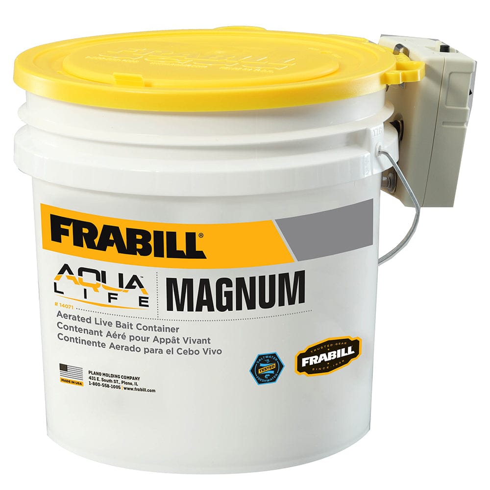 Frabill Magnum Bucket - 4.25 Gallons w/Aerator [14071] - The Happy Skipper