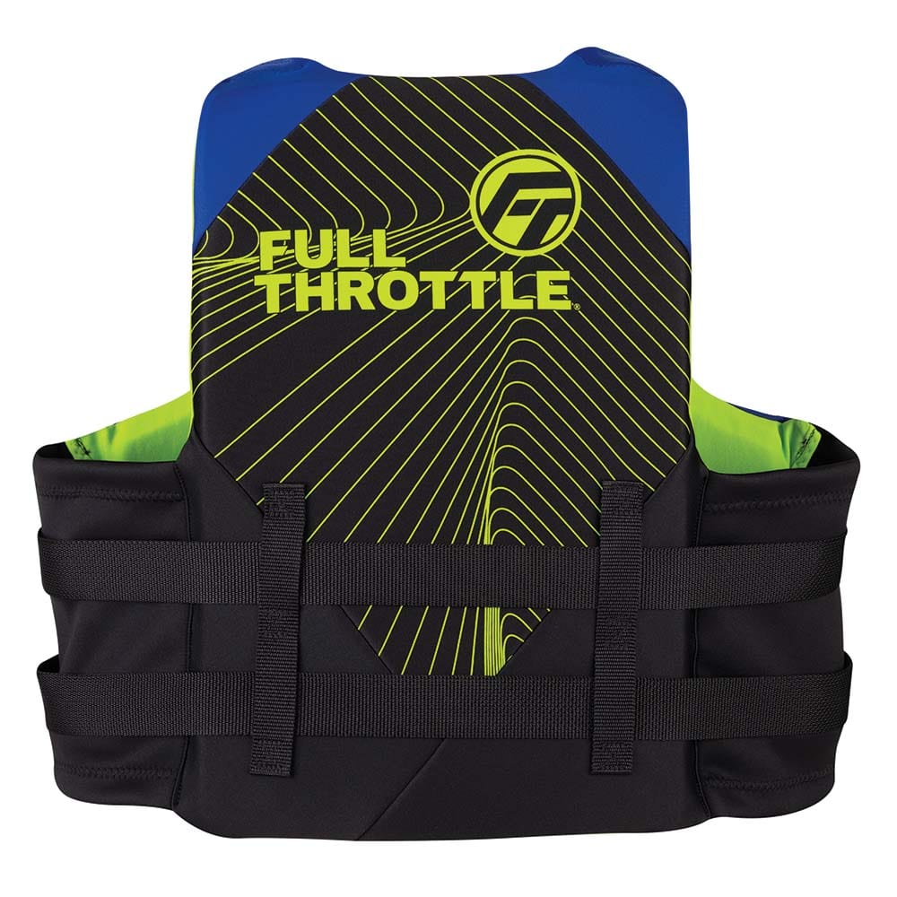 Full Throttle Adult Rapid-Dry Life Jacket - L/XL - Blue/Black [142100-500-050-22] - The Happy Skipper