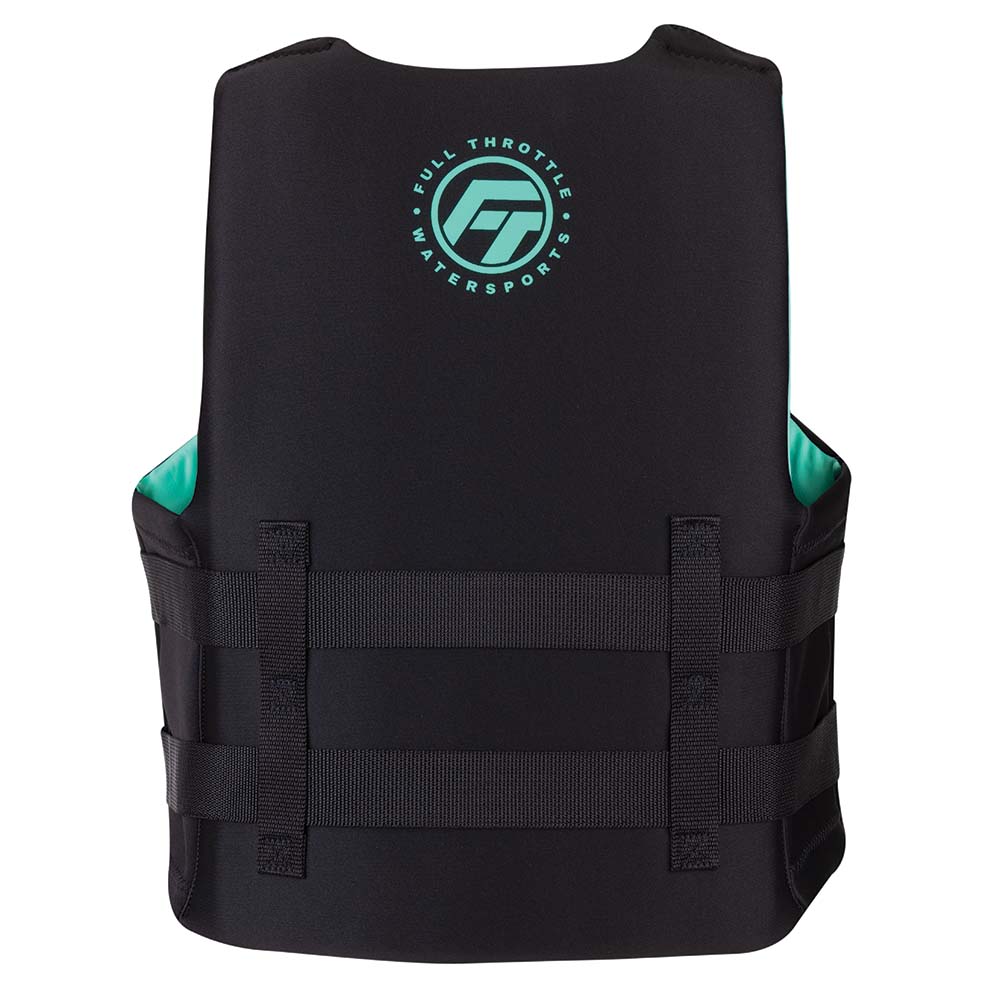 Full Throttle Adult Rapid-Dry Life Jacket - S/M - Aqua/Black [142100-505-030-22] - The Happy Skipper