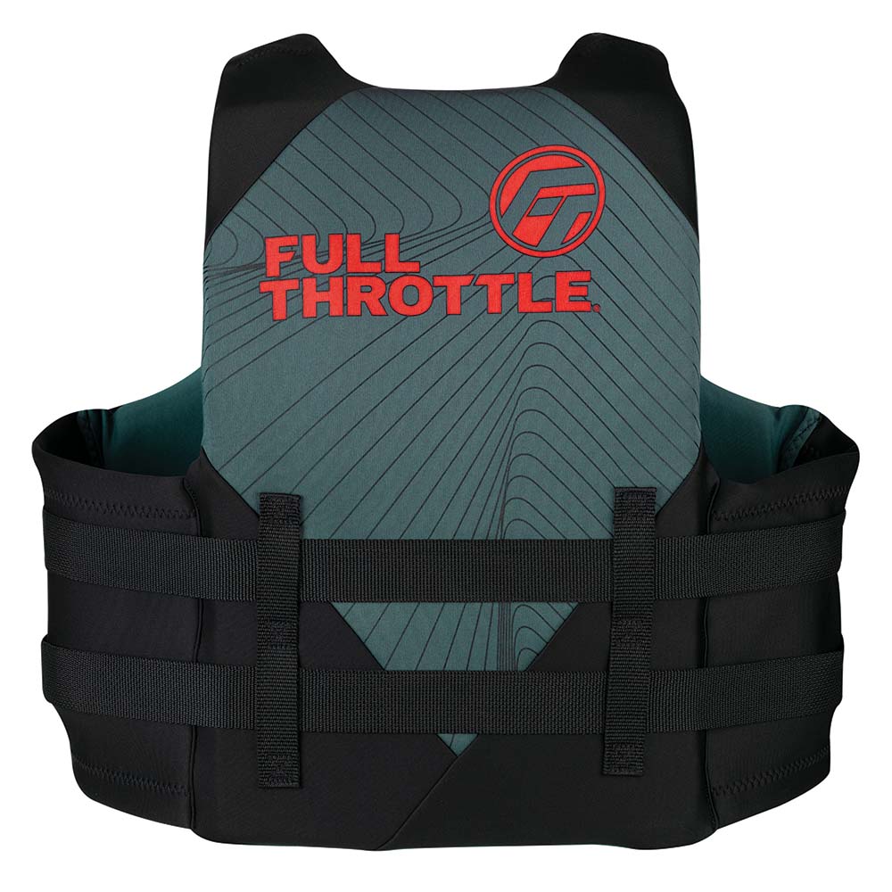 Full Throttle Adult Rapid-Dry Life Jacket - S/M - Grey/Black [142100-701-030-22] - The Happy Skipper