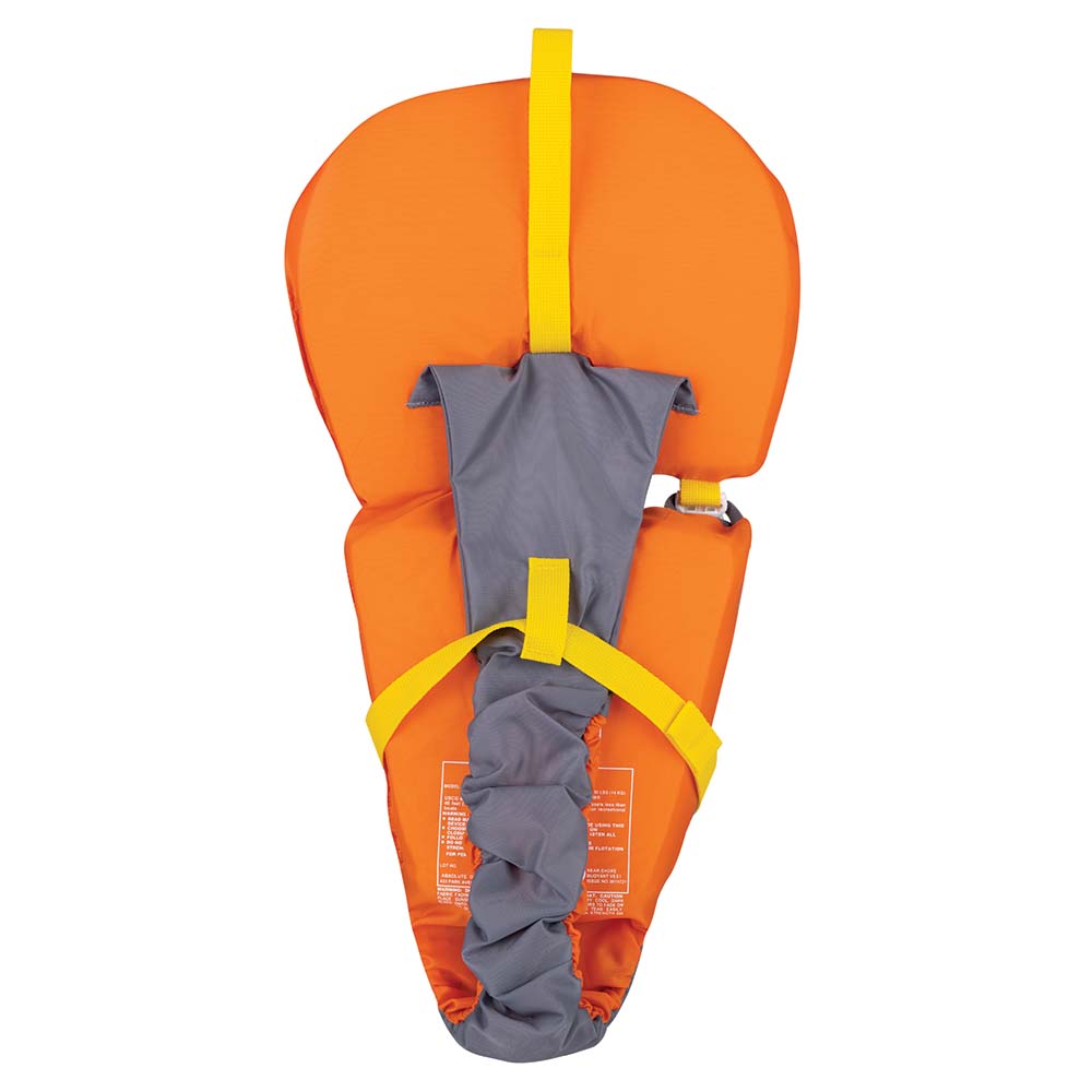 Full Throttle Baby-Safe Vest - Infant to 30lbs - Orange/Grey [104000-200-000-14] - The Happy Skipper