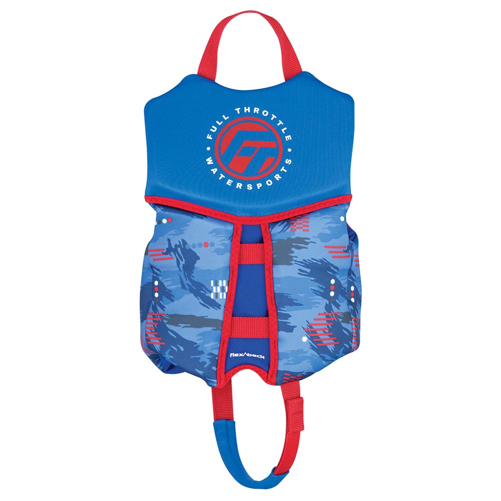 Full Throttle Child Rapid-Dry Flex-Back Life Jacket - Blue [142500-500-001-22] - The Happy Skipper