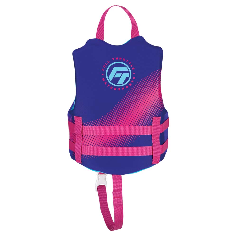 Full Throttle Child Rapid-Dry Life Jacket -Purple [142100-600-001-22] - The Happy Skipper