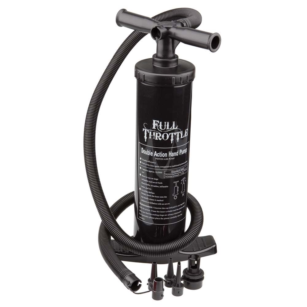 Full Throttle Dual Action Hand Pump - Black [310100-700-999-12] - The Happy Skipper